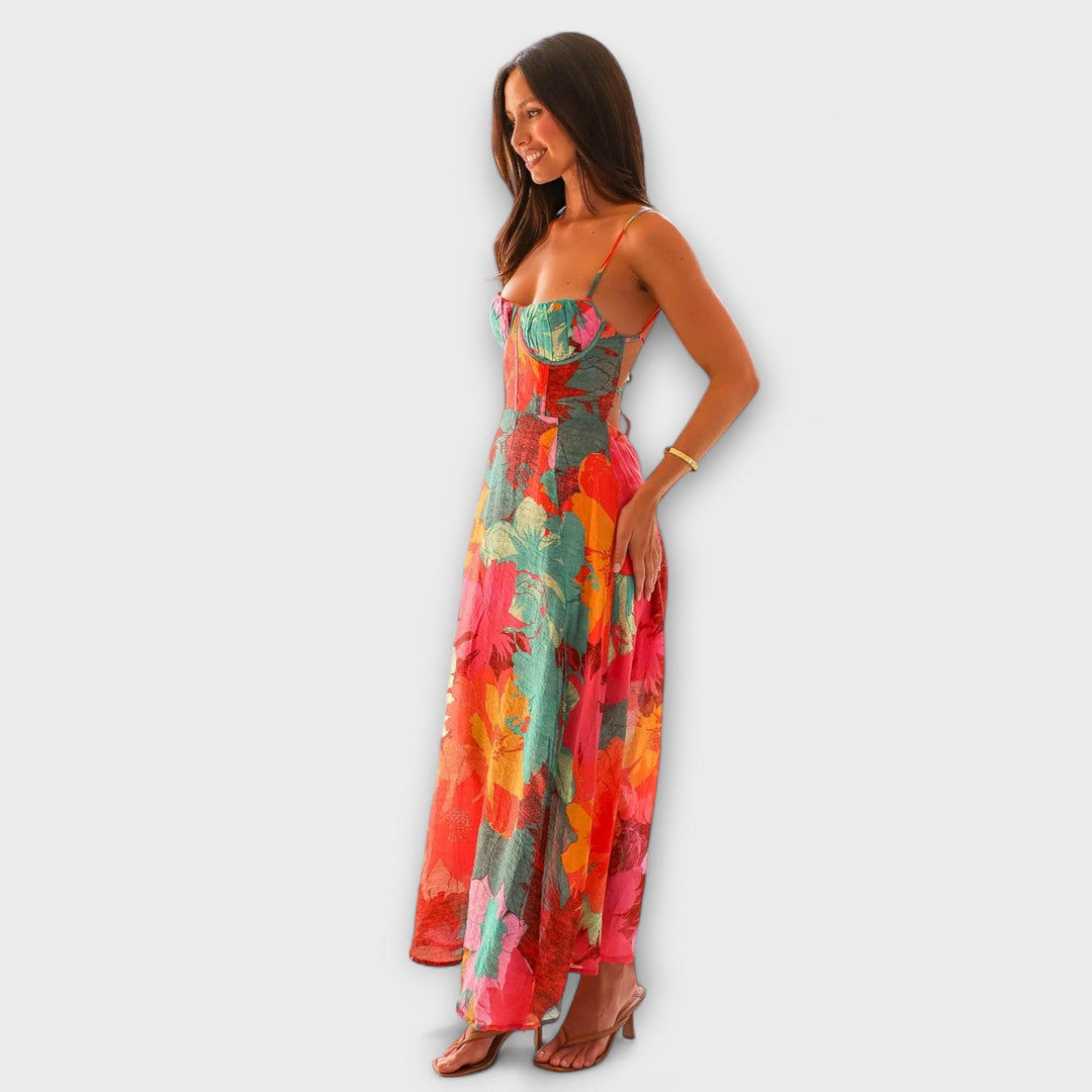 Audrey - Vestido con estampado floral para mujer - Estiloso y atractivo