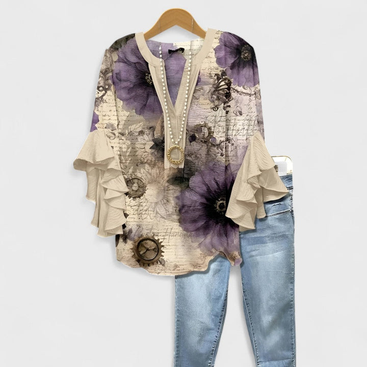 Elisabet - Blusa De Verano Para Ocasiones Especiales