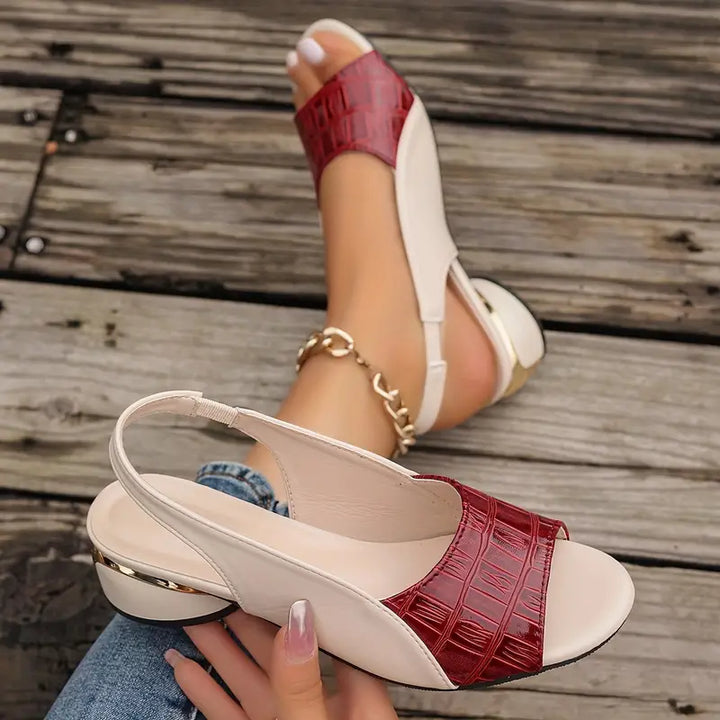 Whitney™ | Elegantes Sandalias de Cuero
