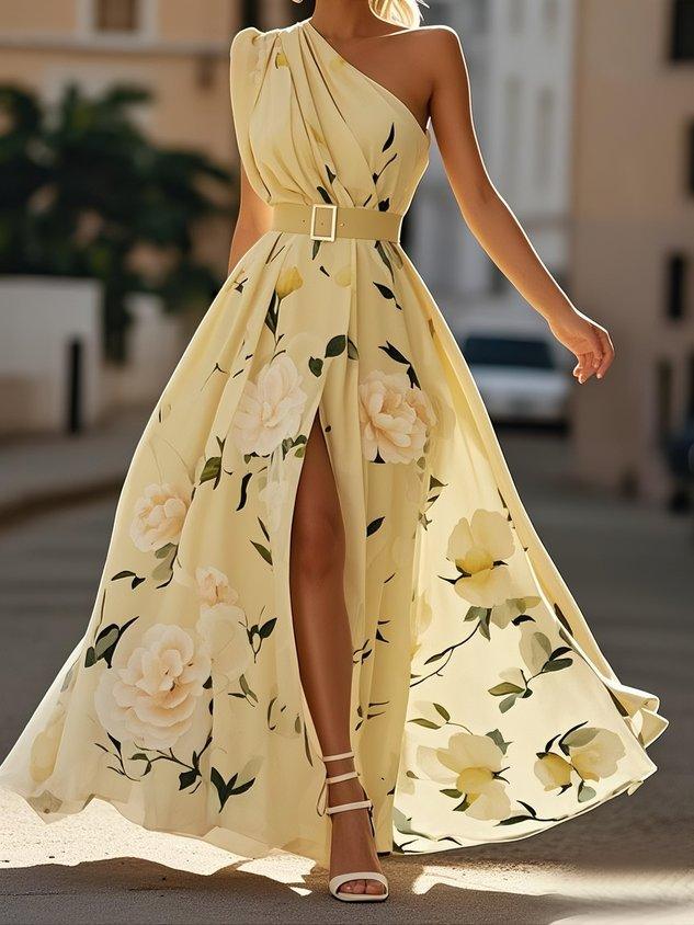 "Sella - Vestido Maxi de Chifón A-Line con Un Hombro Fruncido" puede reescribirse como:

"Sella - Vestido Maxi de Chifón A-Line con Un Solo Hombro y Detalle Fruncido