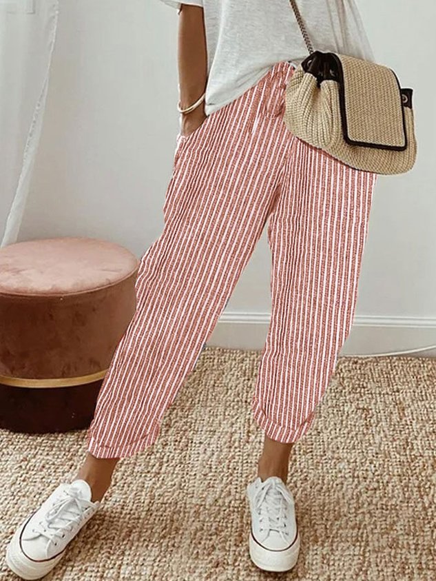 Helga | Pantalones de Lino Casual con Estilo
