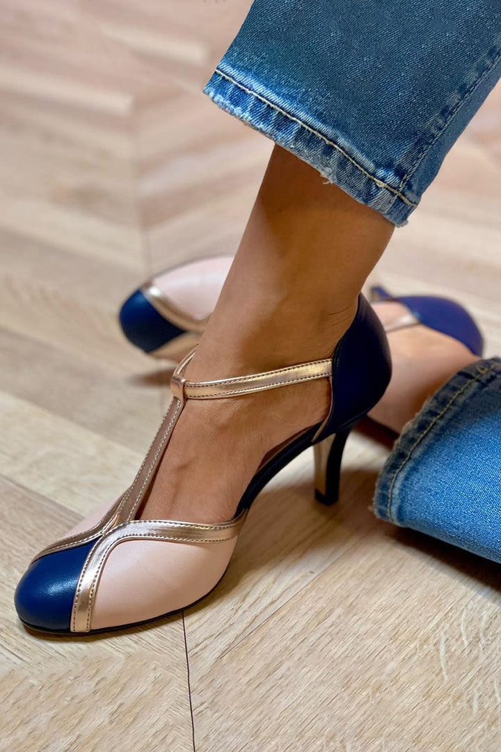 Rosana™ - Tacones de punta redonda y de colores