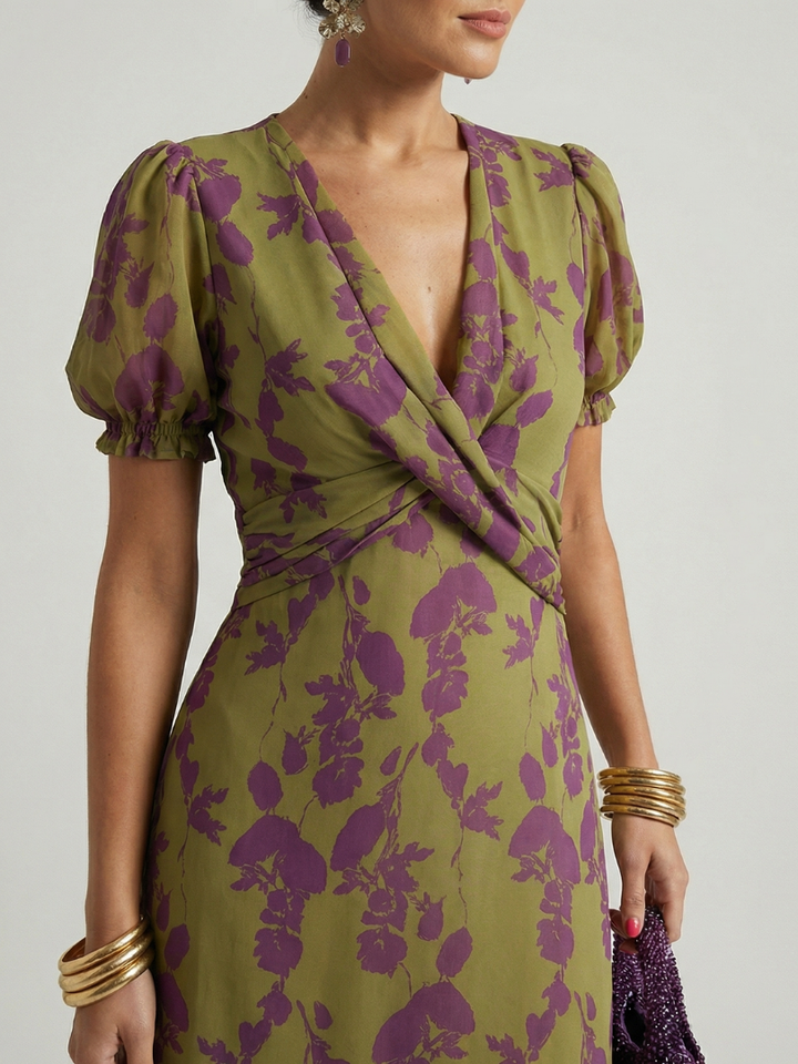 Camila™ | Vestido midi floral