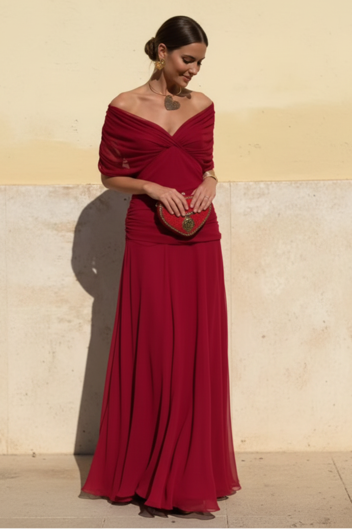 Valentina | Maxi Dress with V-Neck