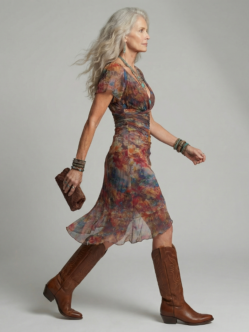 Paola™ | Vestido Midi Halter