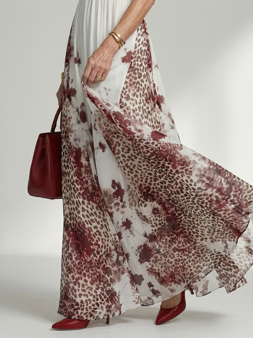 Alejandra™ | Vestido Maxi Plisado