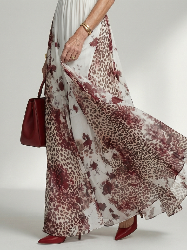 Alejandra™ | Vestido Maxi Plisado