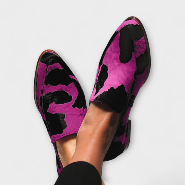 Serena - Mocasines de Cuero de Vaca