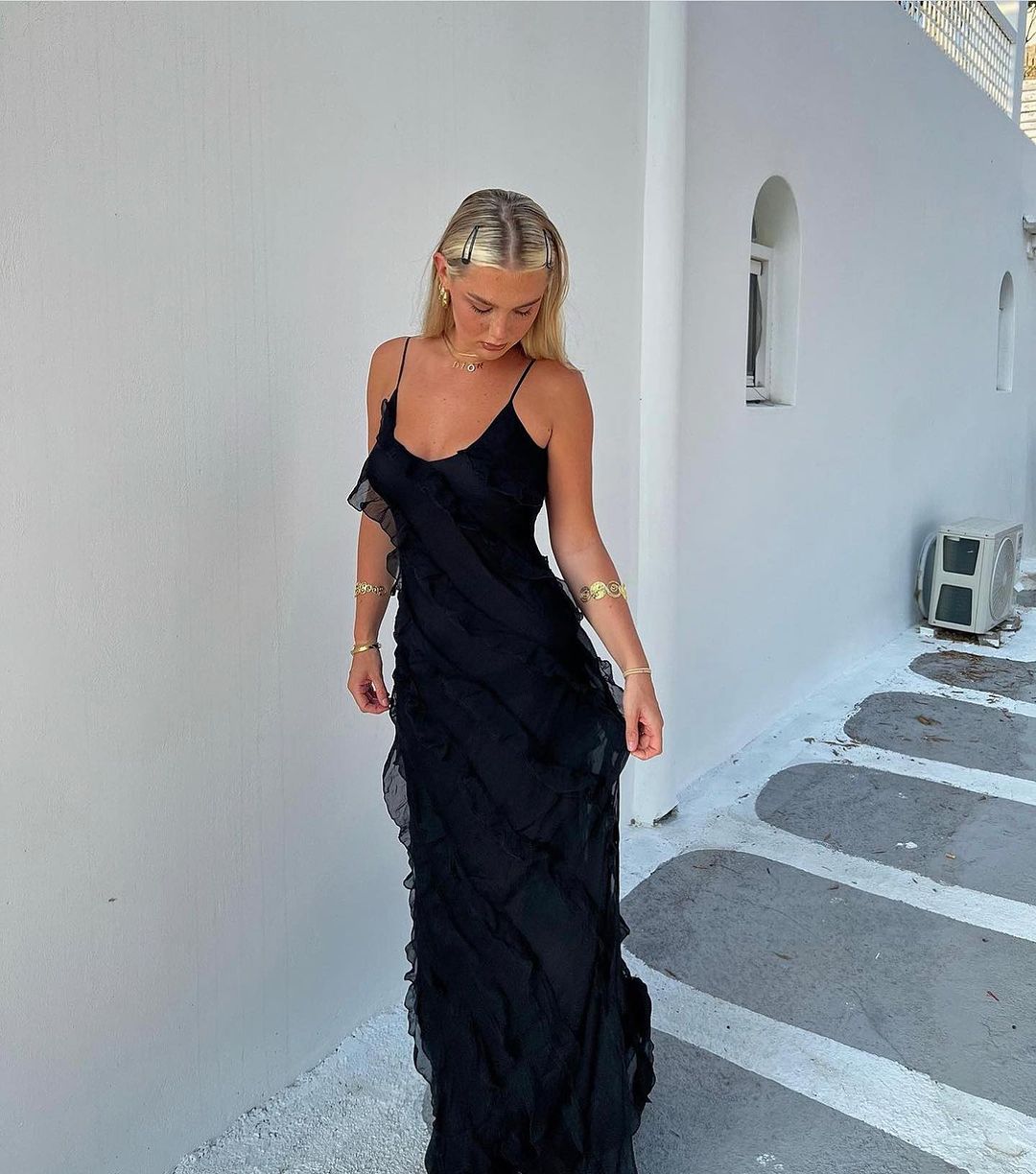Zara - Maxi Dress with Ruffles