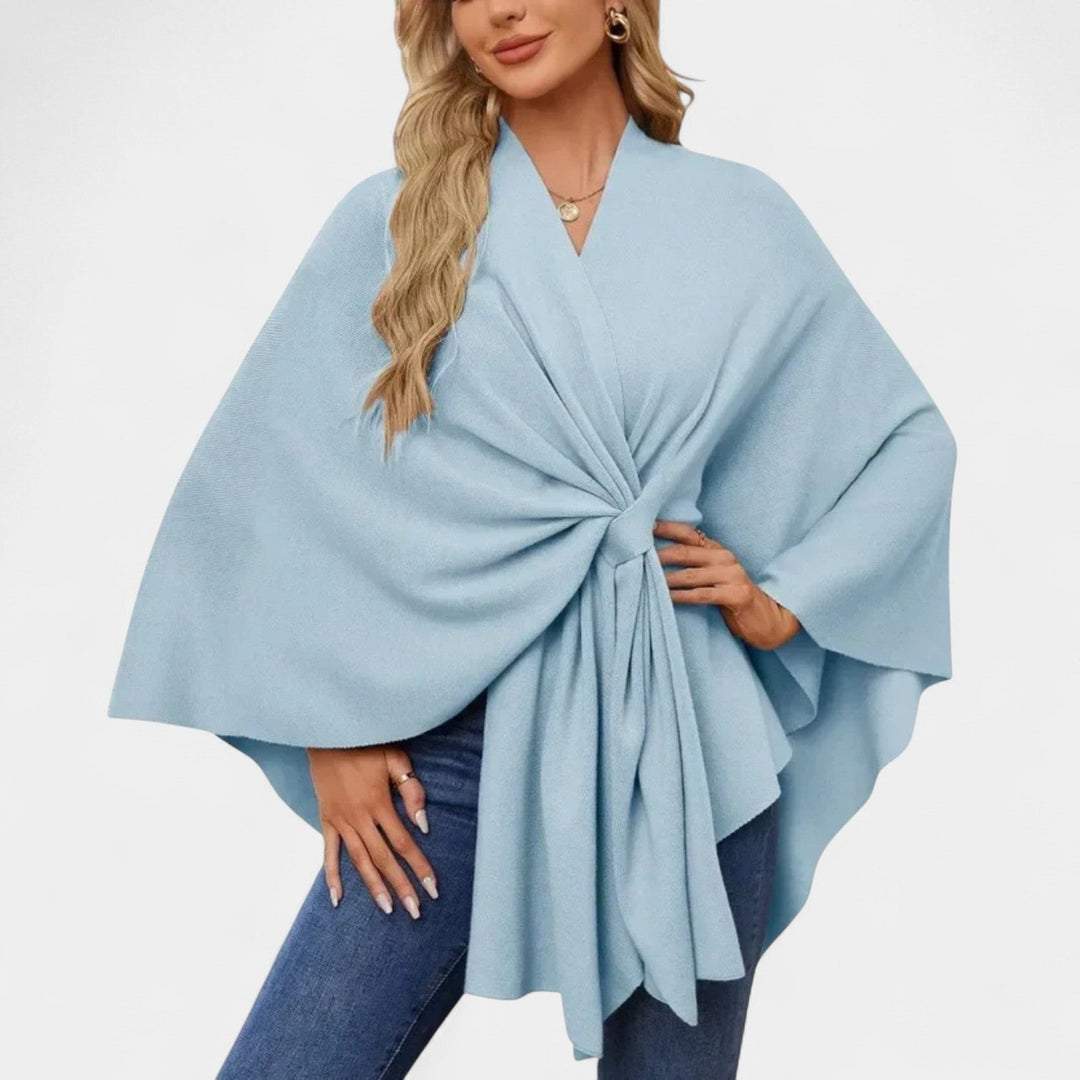 Daniela – Chaqueta elegante de caída suave con lazo