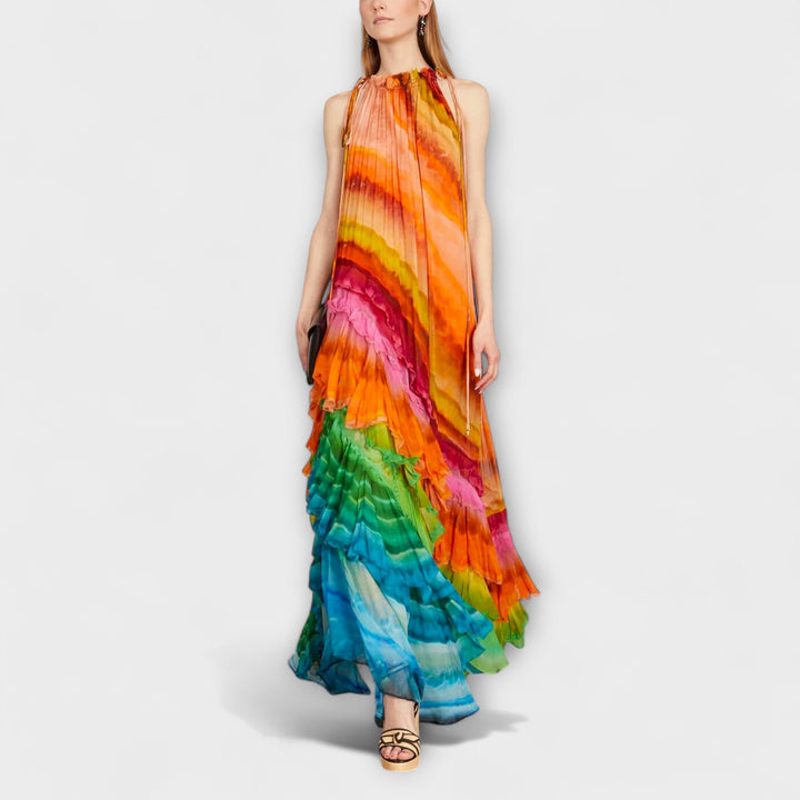 Iris - Vestido con volantes