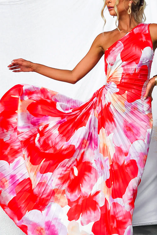 Kacie - Vestido Maxi Plisado para el Verano