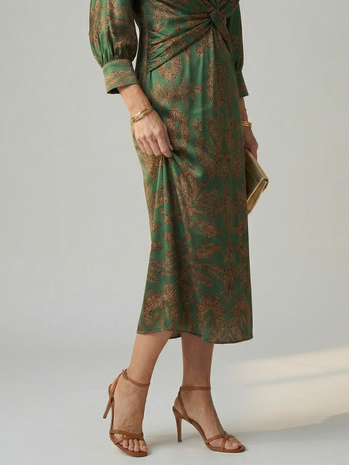 Valentina™ | Vestido midi cruzado