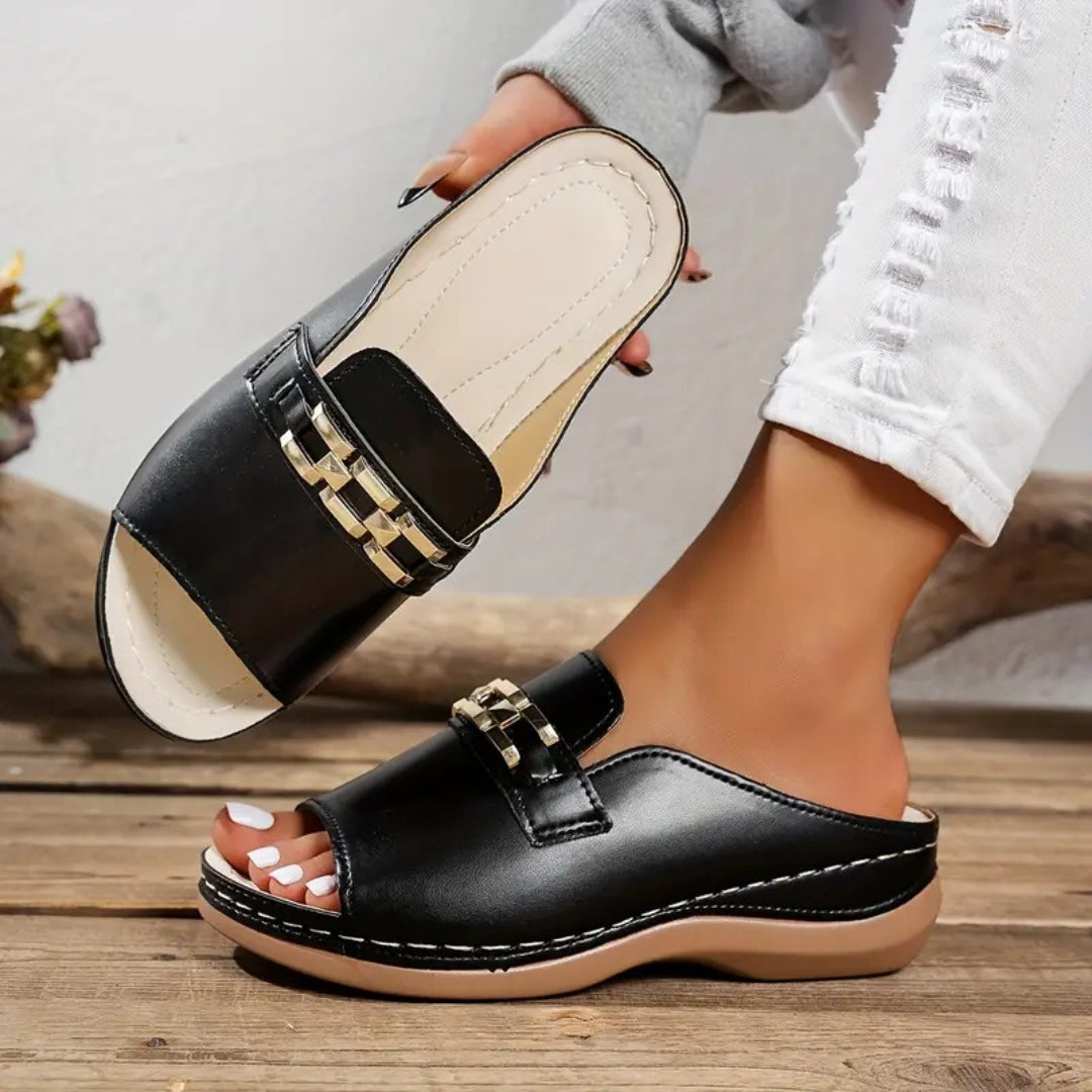 Kinsley™ | Sandalias Cómodas con Hebilla