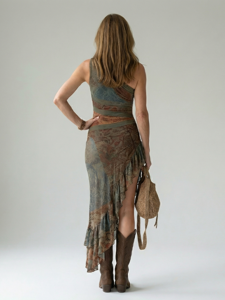 Esperanza™ | Vestido Midi Drapeado