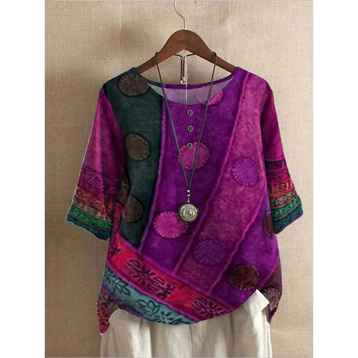 Valerie - top boho multicolor