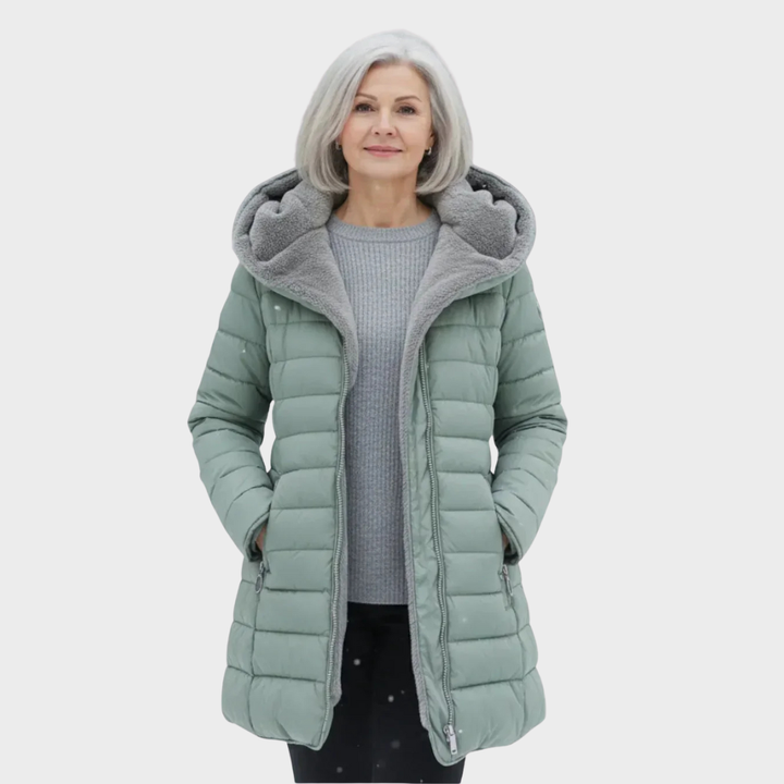 Maja – Elegante abrigo de invierno con forro para un lujo sin preocupaciones