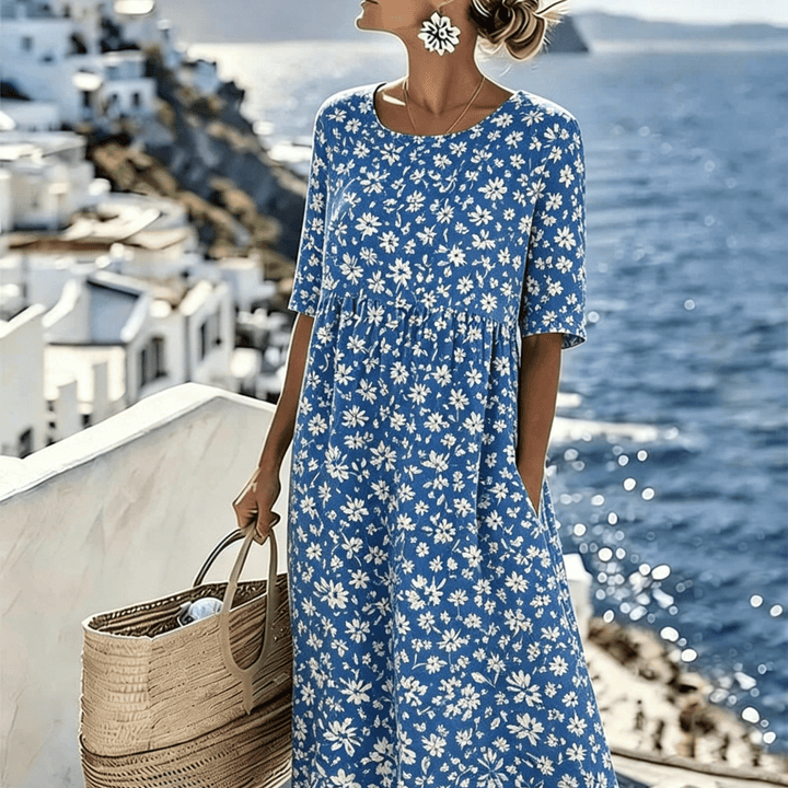 Grace™ - Elegante Vestido Midi Floral de Verano