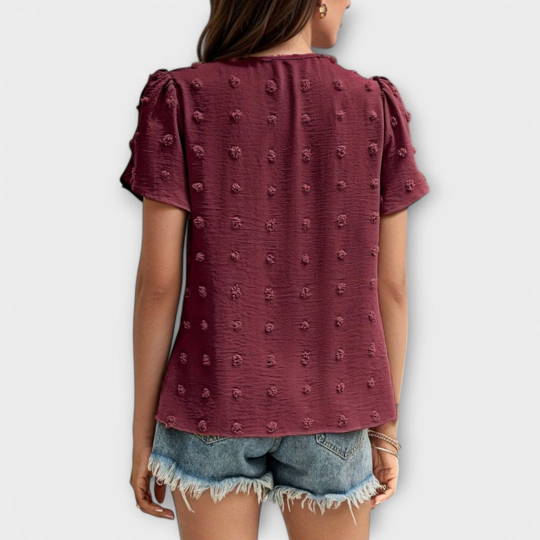 Charlotte - Blusa perfecta con lunares