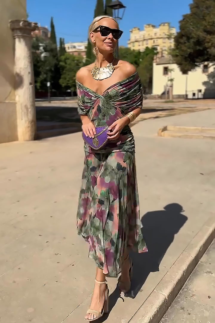 Valentina | Maxi Dress with V-Neck