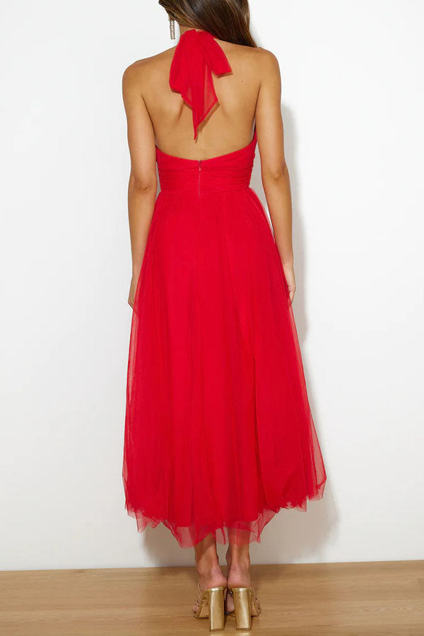 Phoebe - Vestido Midi con Falda Larga y Elegante