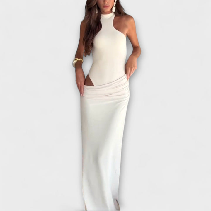 Minna - Vestidos sin tirantes seductores con escote