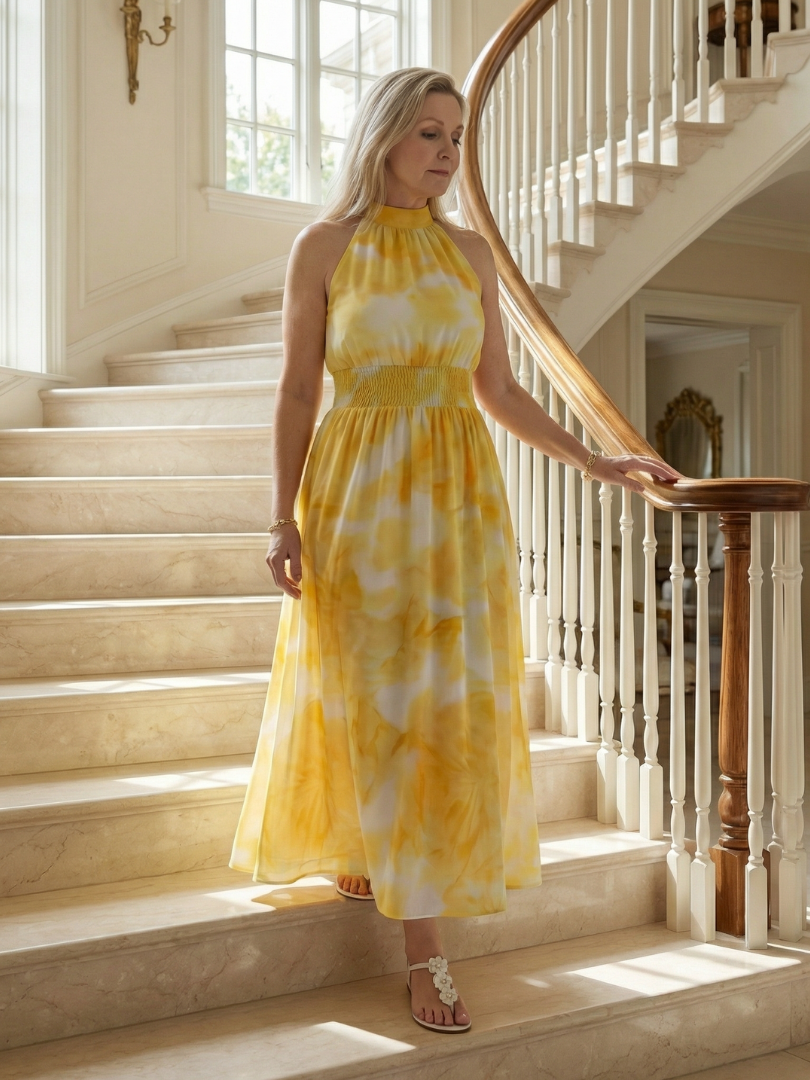 Beatriz™ | Vestido Midi Halter