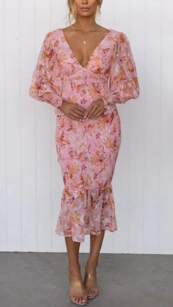 Miley - Vestido midi floral