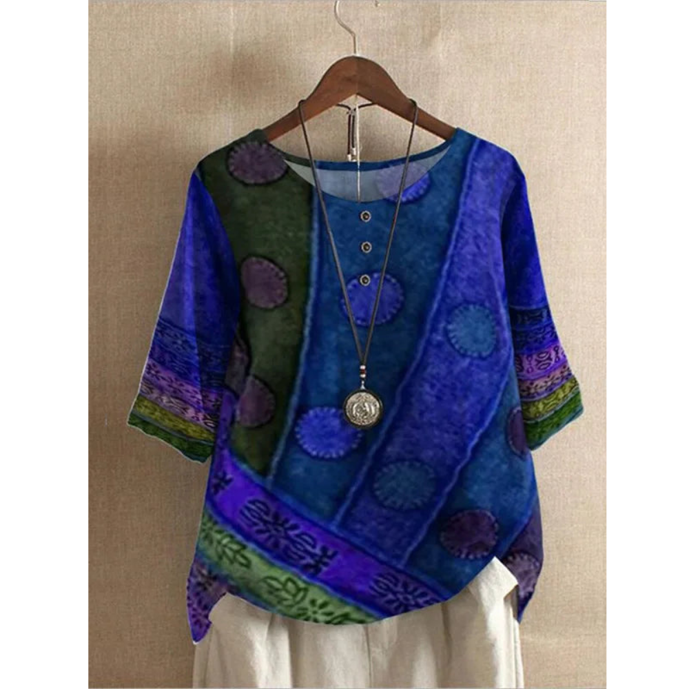Valerie - top boho multicolor