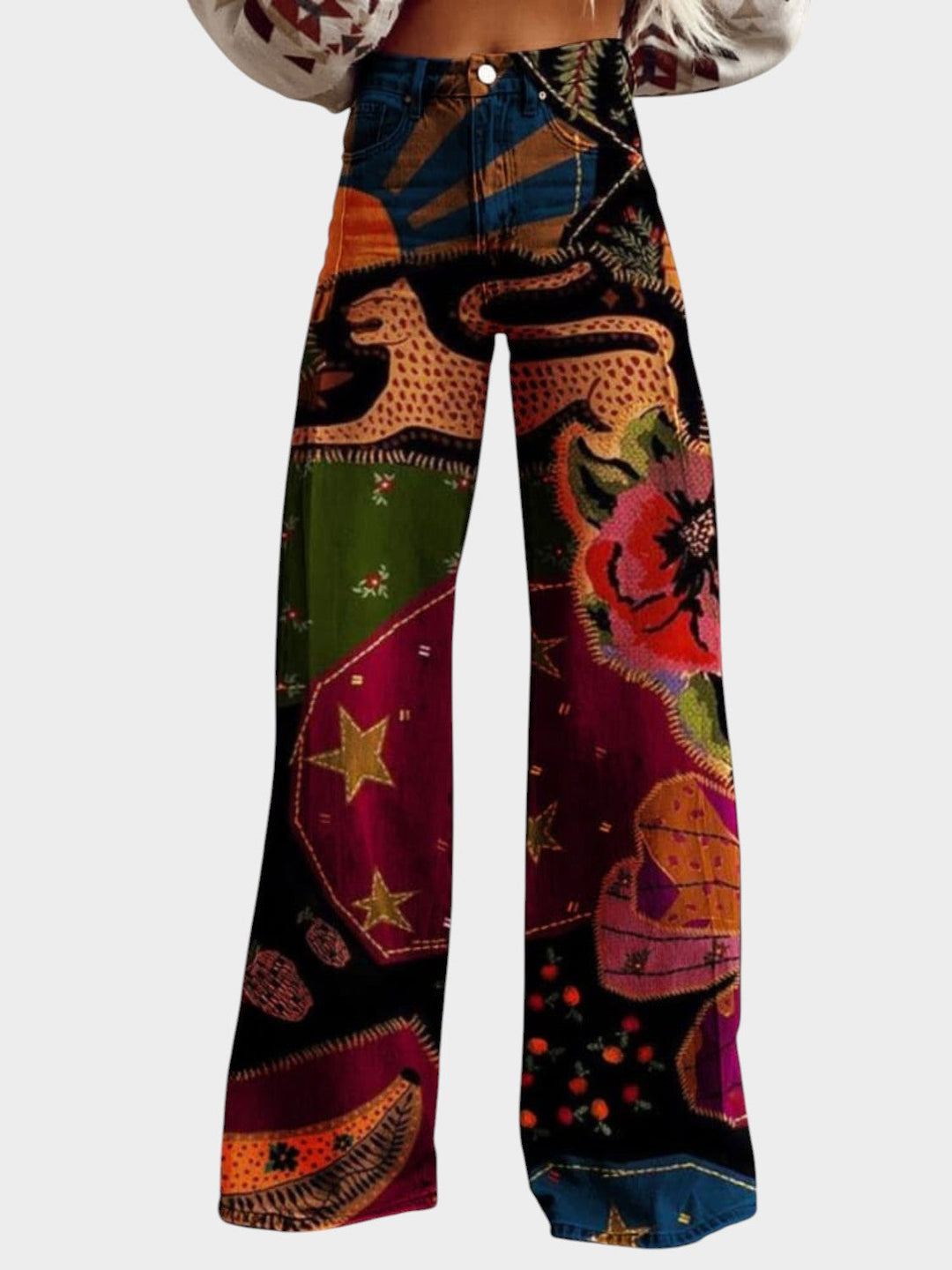Léna™ | Pantalón Bohemio Chic