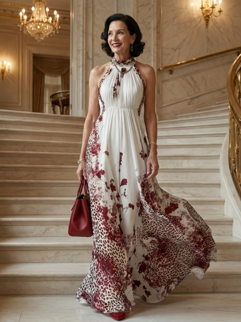 Alejandra™ | Vestido Maxi Plisado