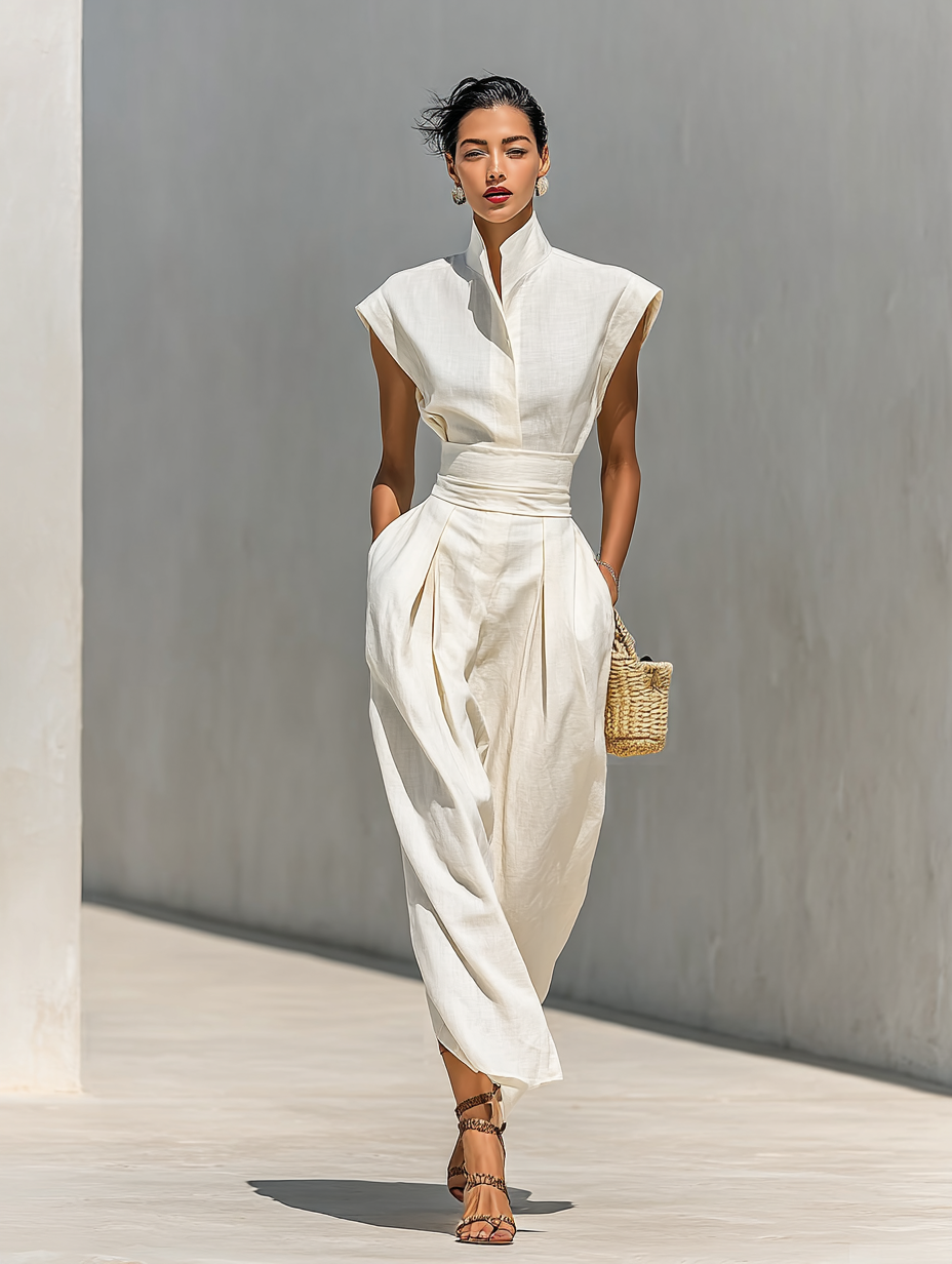 Jada | Maxivestido con cuello de solapa