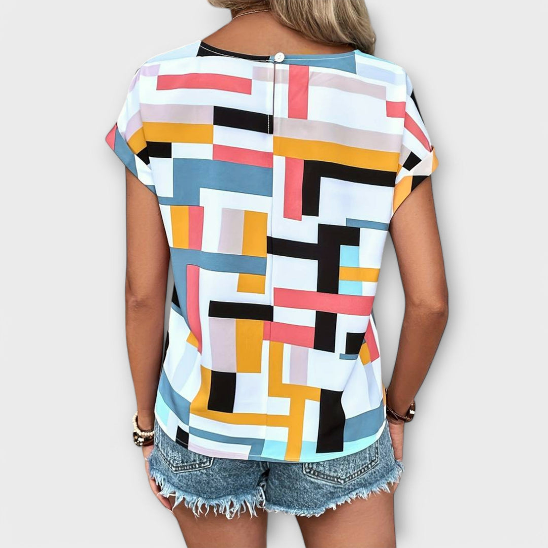 Chloe - Blusa de manga corta