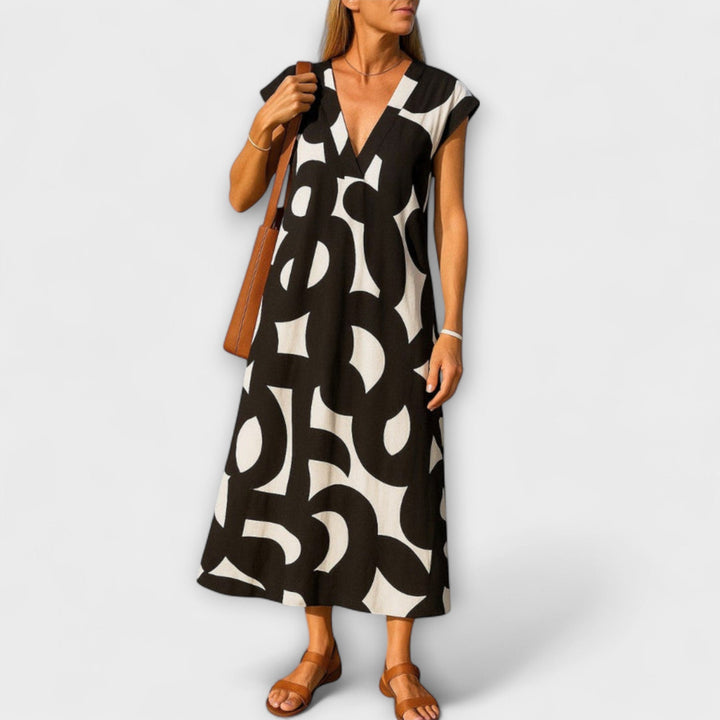 Linae – Vestido ligero con escote en V