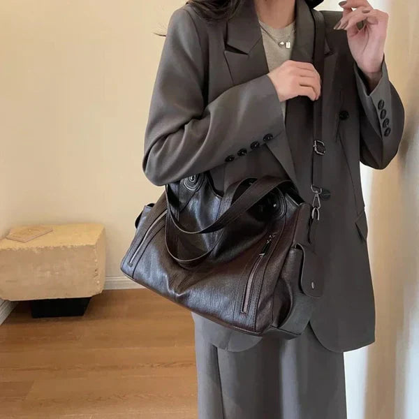 Amira - Bolso de Mano de Piel