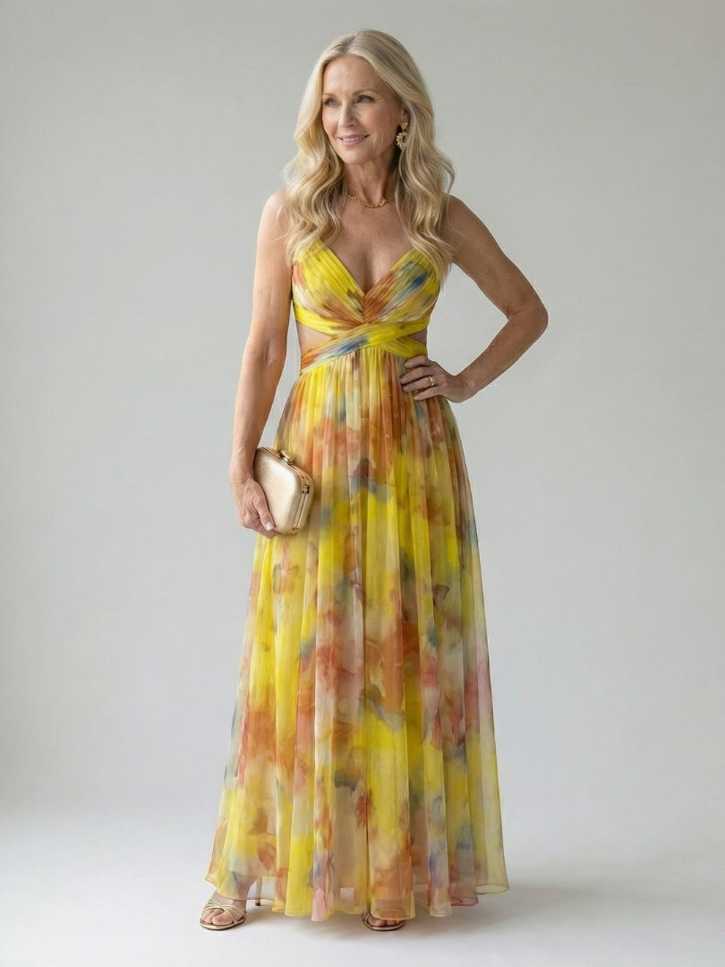 Isabella™ | Vestido Maxi Envolvente