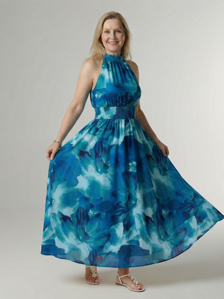 Beatriz™ | Vestido Midi Halter