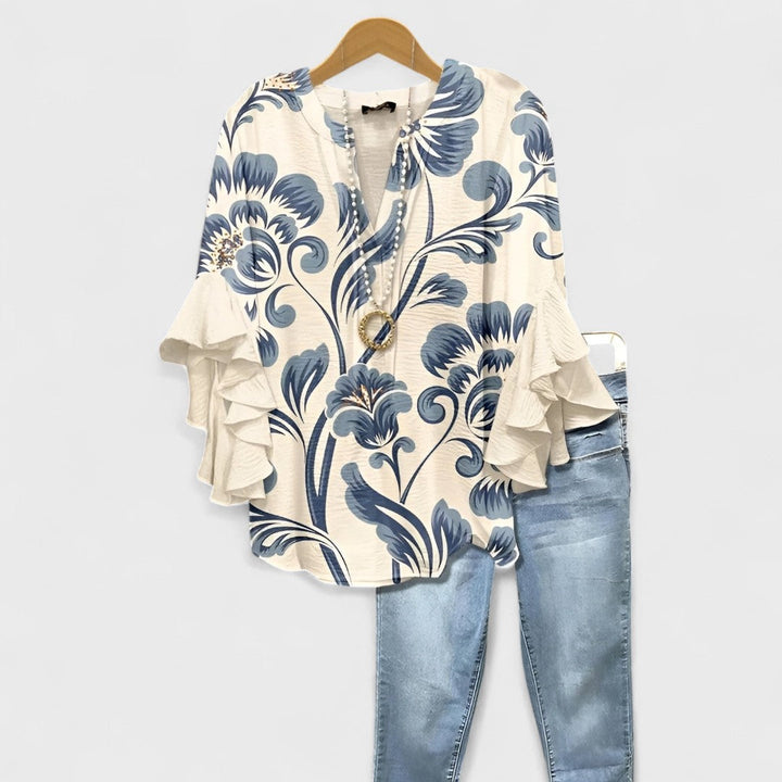 Elisabet - Blusa De Verano Para Ocasiones Especiales