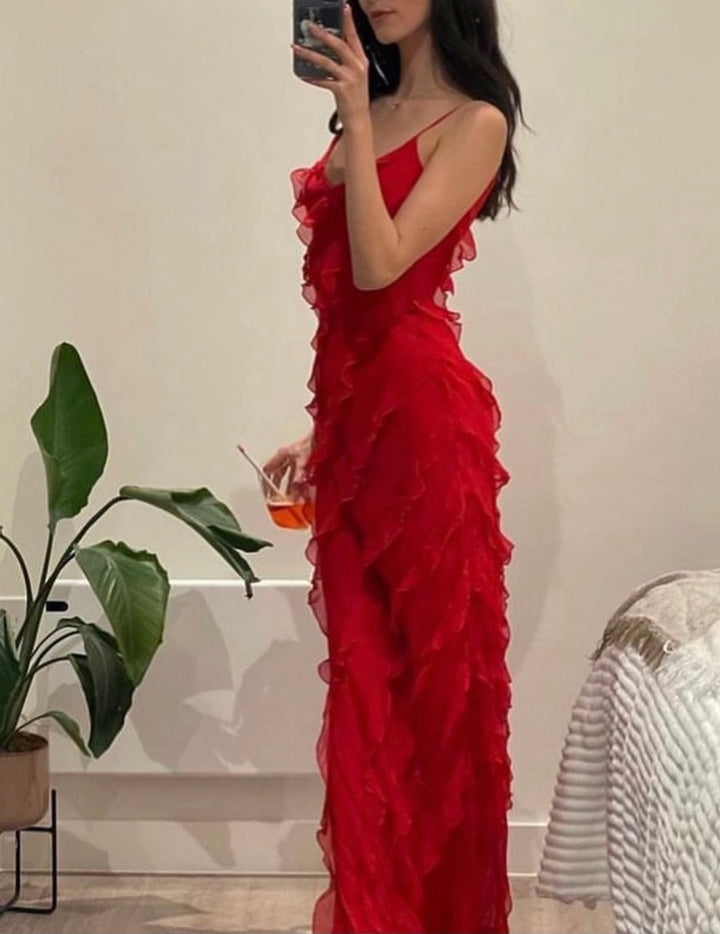 Zara - Maxi Dress with Ruffles