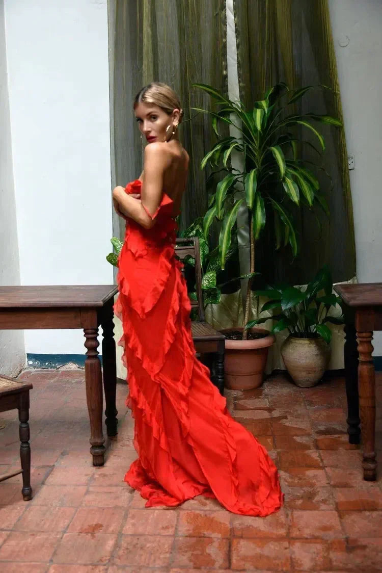 Zara - Maxi Dress with Ruffles