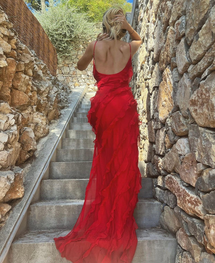 Zara - Maxi Dress with Ruffles