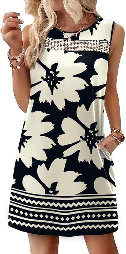 Vestido Casual Cómodo – Ligero, Cómodo y de Ajuste Sencillo
