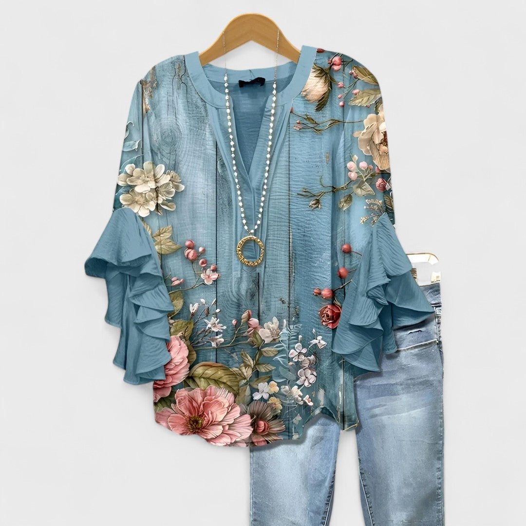 Elisabet - Blusa De Verano Para Ocasiones Especiales