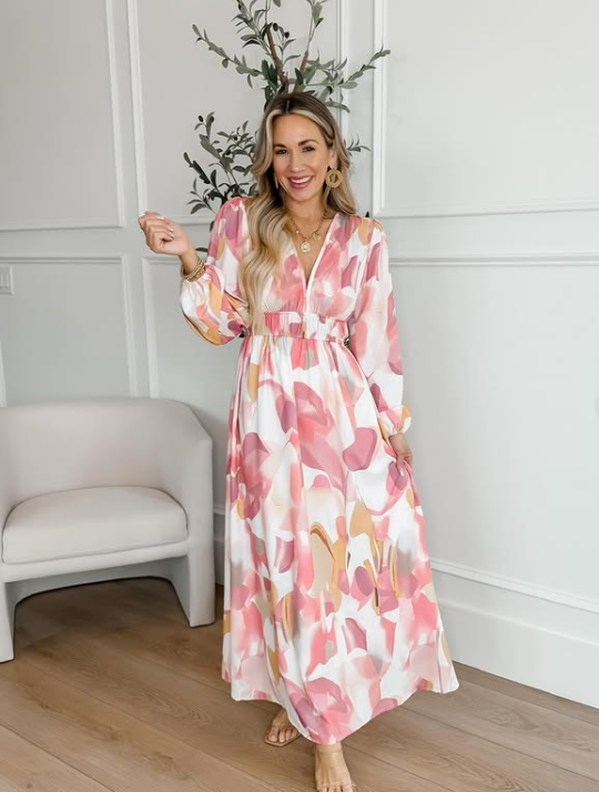 Elise - Maxivestido con Encanto Floral