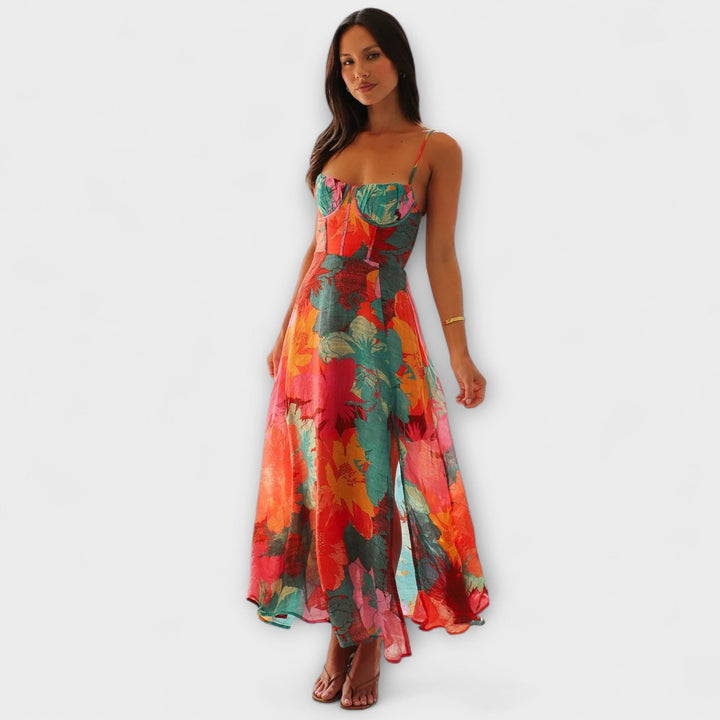 Audrey - Vestido con estampado floral para mujer - Estiloso y atractivo