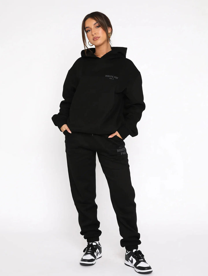 Conjunto de Sudadera y Joggers de Ajuste Relajado para Uso Diario