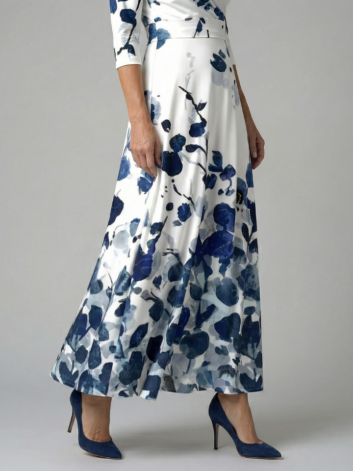 Andrea™ | Vestido Midi con Escote Cruzado