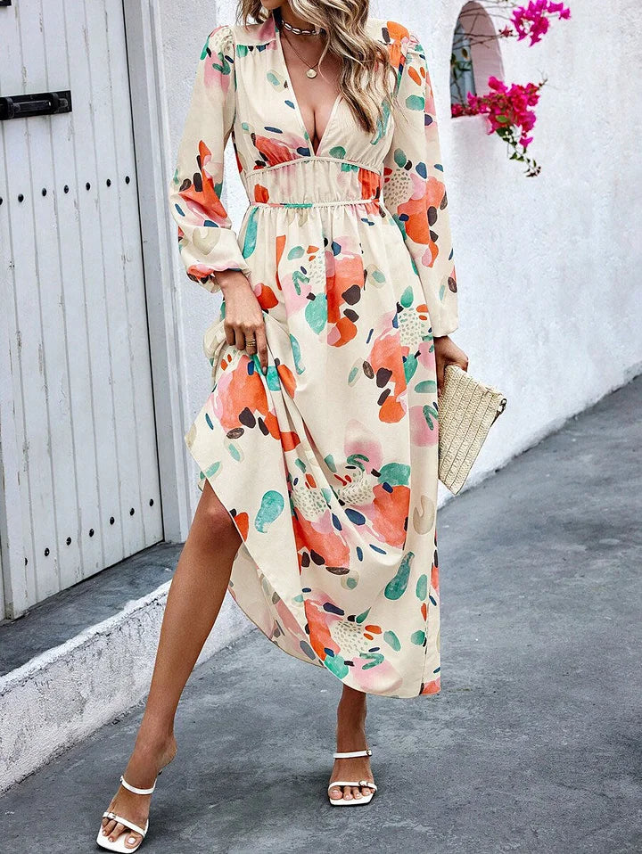 Elise - Maxivestido con Encanto Floral