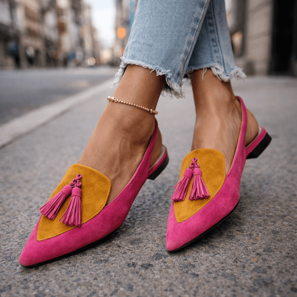 Eliza | Sandalias con Cintas y Flecos