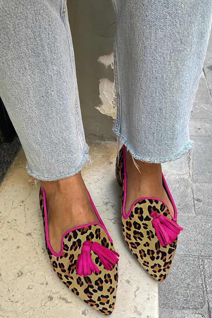Asma™ - Zapatos Planos con Estampado de Leopardo